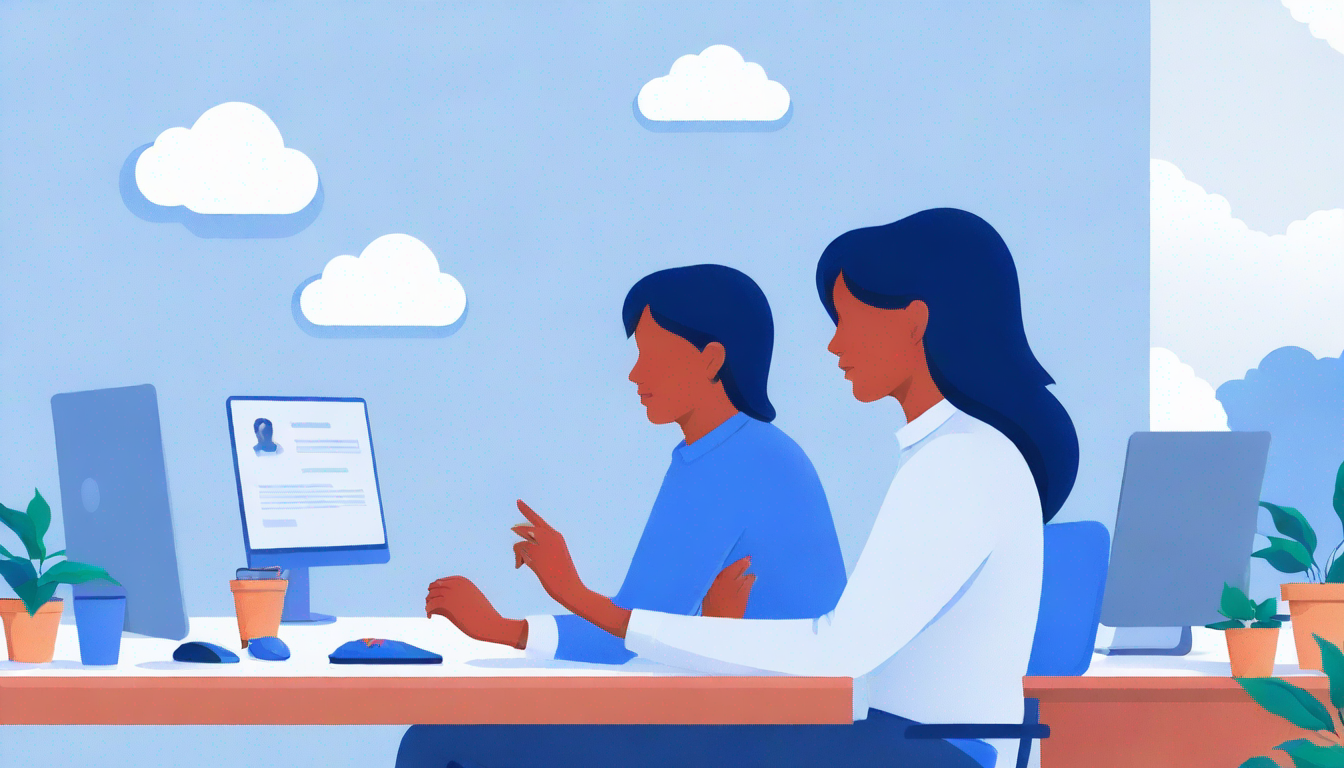 Remote Support Illustration